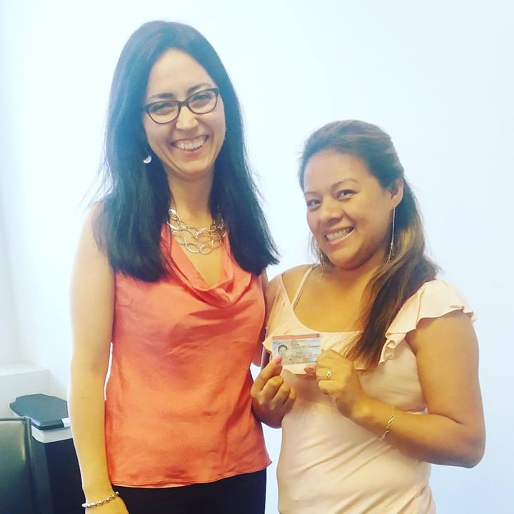 Congrats!! Our client received her work permit today.  #immigration,  #success, ...