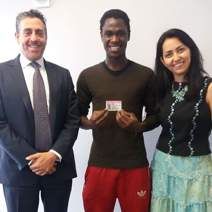 Congratulations to our client who received his work permit and social security n...